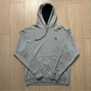 Champion Powerblend Grey Hoodie Sweater Fleece Men’s Large